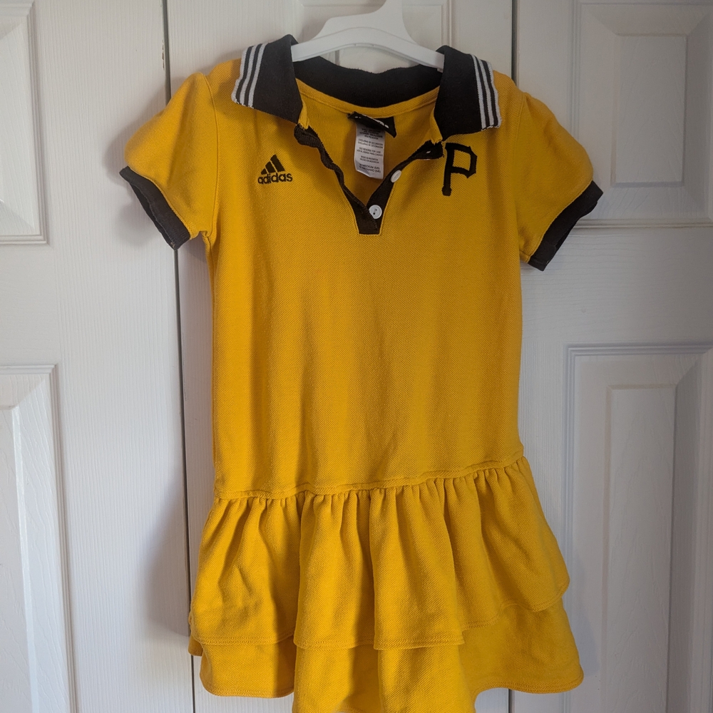 Adidas Sporty Yellow Pirates Girl Dress